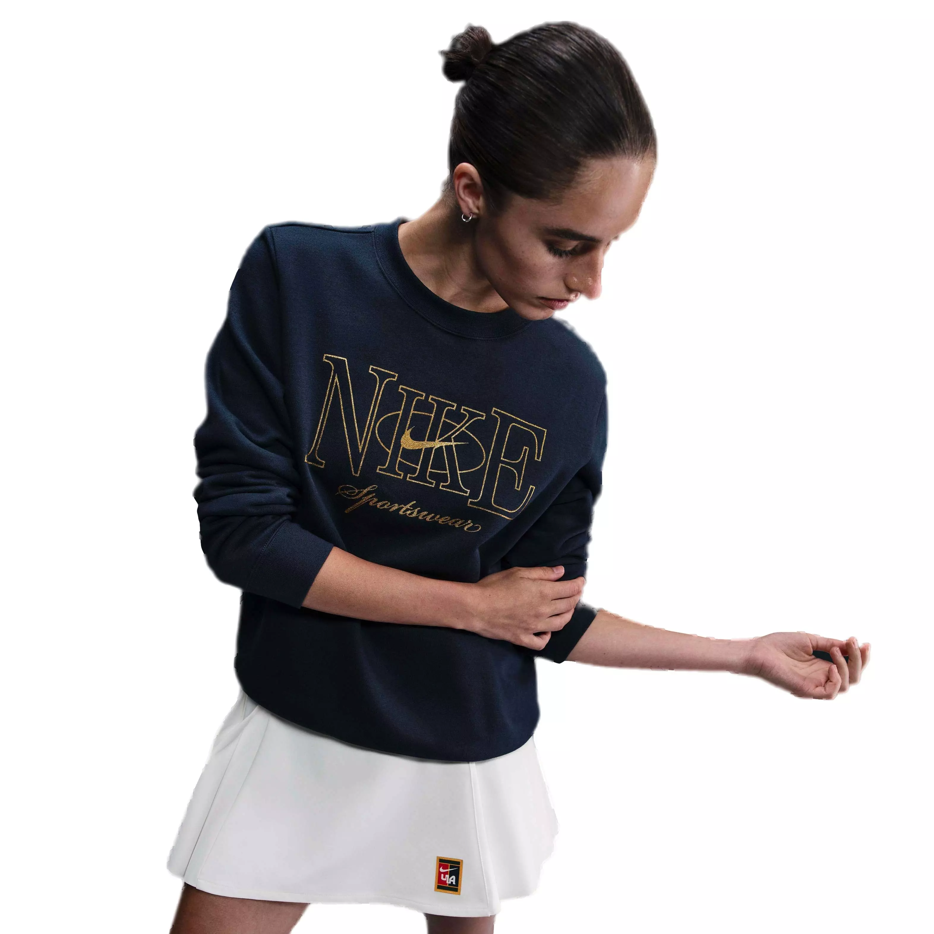 Nike obsidian club fleece crew online